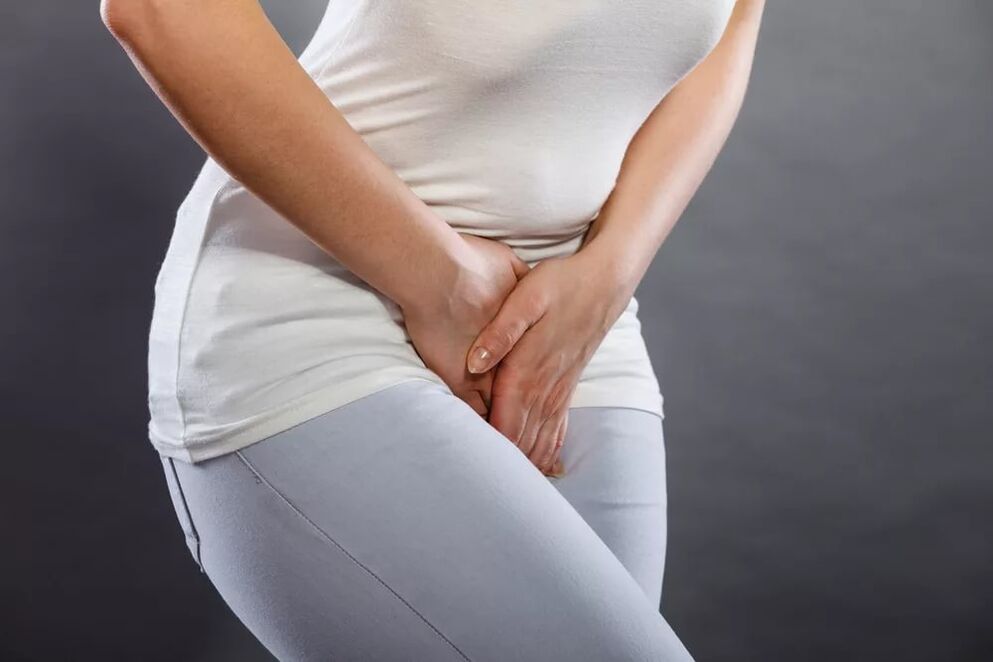 Groin pain with cystitis in women