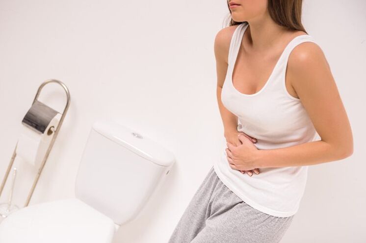Symptoms of cystitis in women include pain in the lower abdomen and frequent urination
