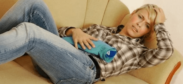 Pain from cystitis